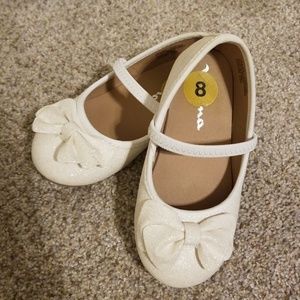 girls ivory mary janes